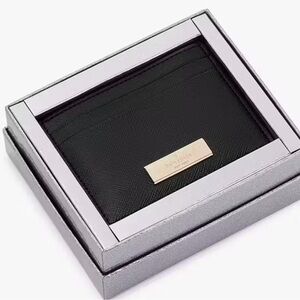 NWT Kate Spade Kenzie Boxed Small Cardholder in Black